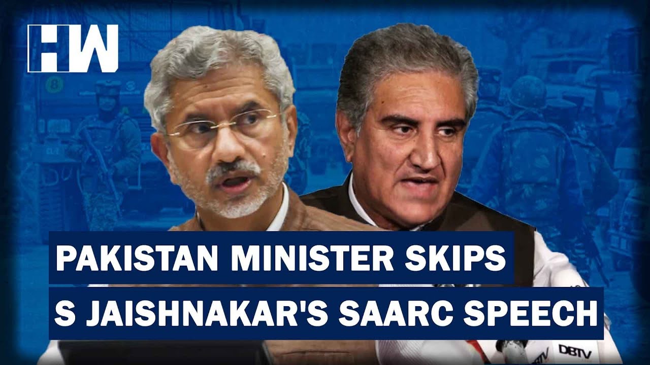 Pakistan's Shah Mehbood Qureshi boycotts S Jaishankar's SAARC speech