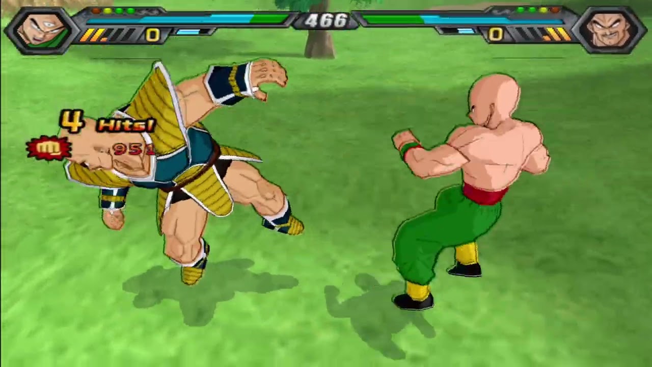 Tien Vs Nappa Grudge Match! What If Battle! Dragon Ball Z Budokai Tenkaichi 4