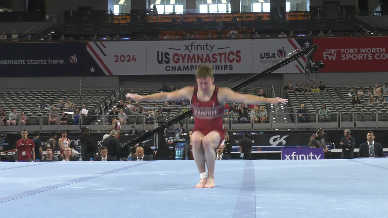 Ian Gunther  - Floor Exercise -  2024 Xfinity U.S. Championships  - Senior Men Day 2