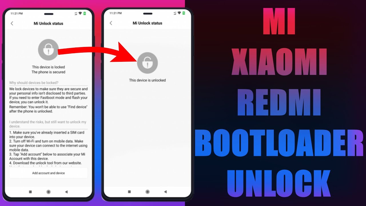 Unlock Bootloader Xiaomi | Redmi bootloader Unlock | Redmi bootloader. | bootloader unlock xiaomi