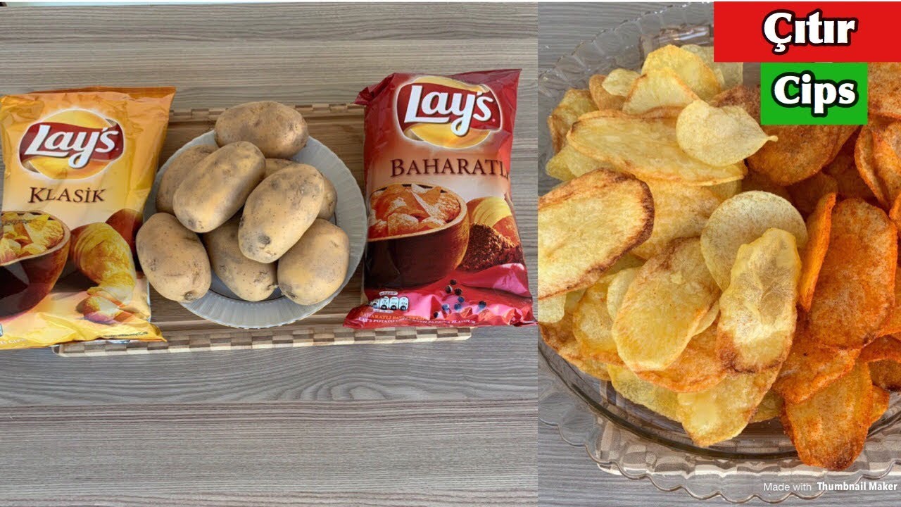 EVDE LAYS NASIL YAPILIR | Chips Recipe