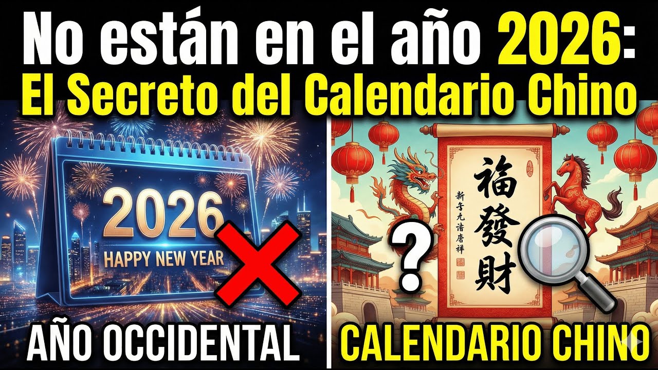 No están en el año 2026: El Secreto del Calendario Chino