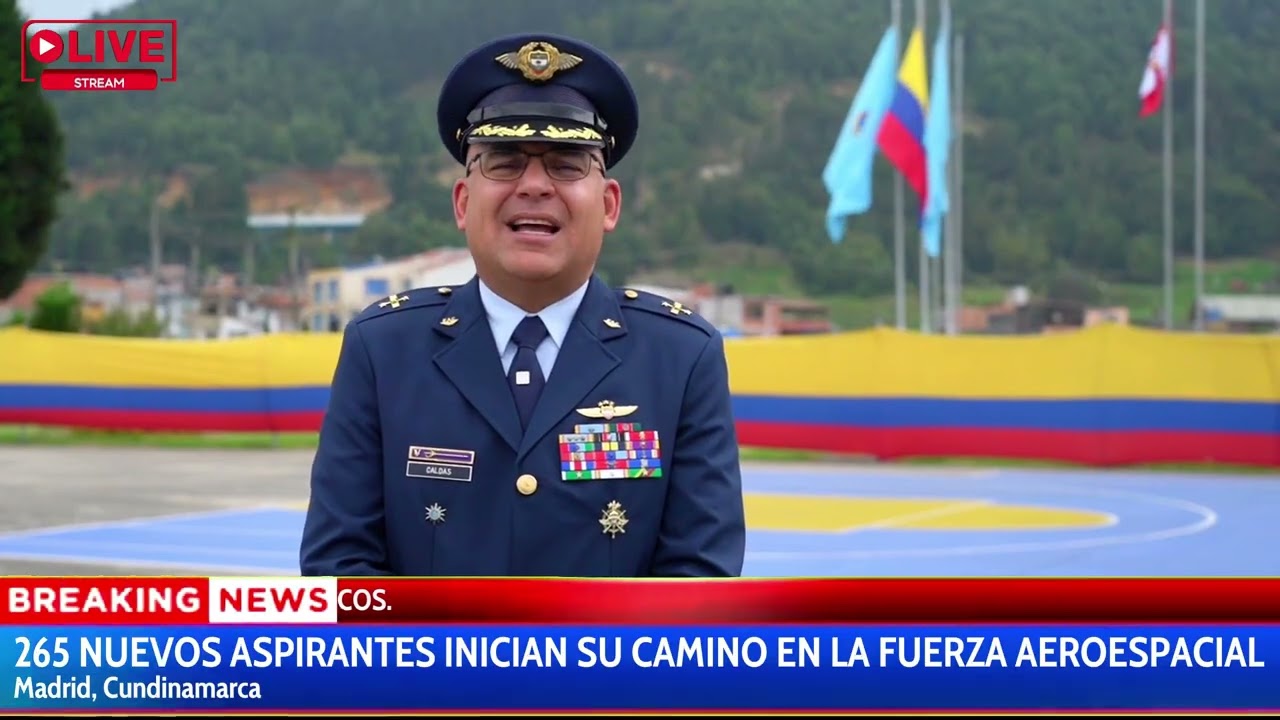 Récord histórico: 265 aspirantes ingresan a la Fuerza Aeroespacial Colombiana 2026