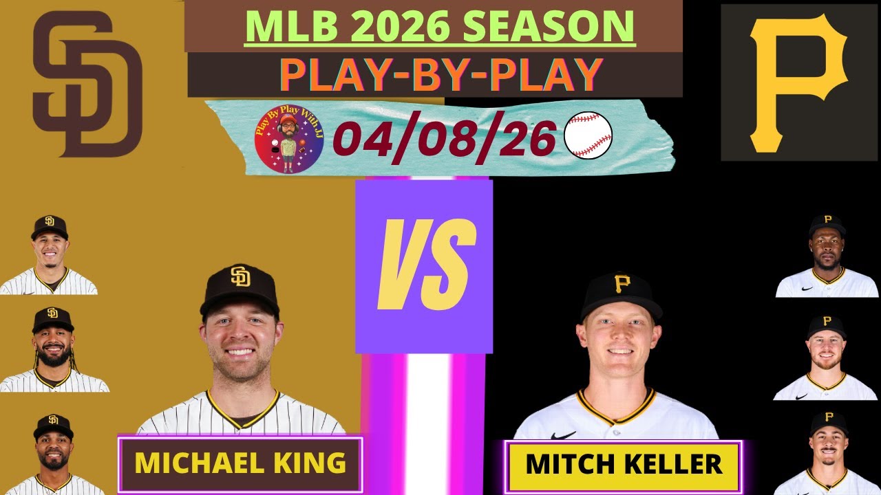 San Diego Padres vs. Pittsburgh Pirates LIVE 3D Mode | Radio-Style Play-by-Play #padres #pirates