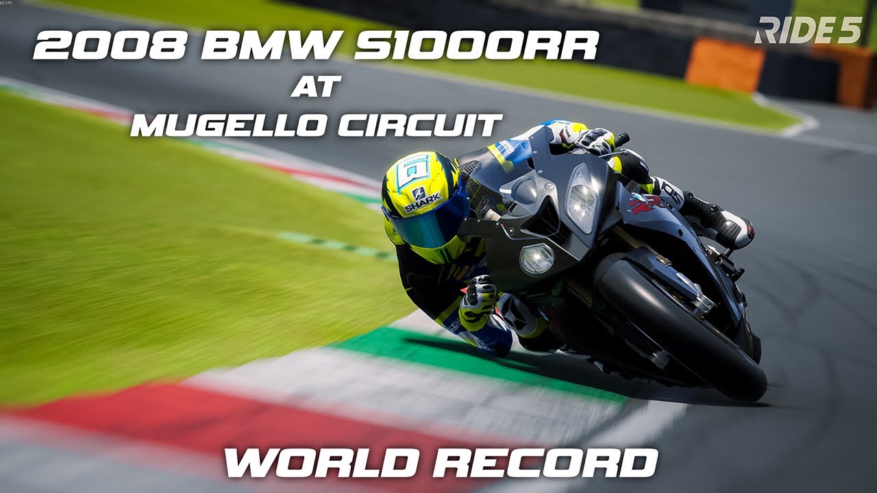 RIDE 5 2008 BMW S1000RR Hotlap at Mugello