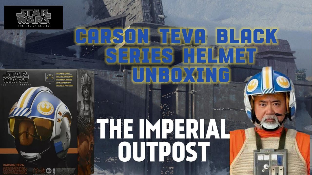 Watch as I Unbox This Awesome Star Wars Black Series Carson Teva Helmet