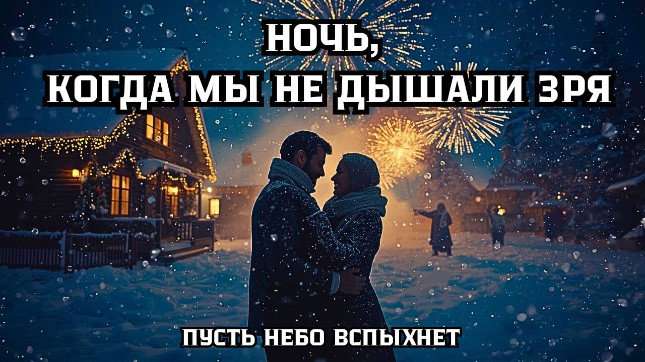Ночь, когда мы это сделали | Новогодняя ночь в деревне со снегом и фейерверками