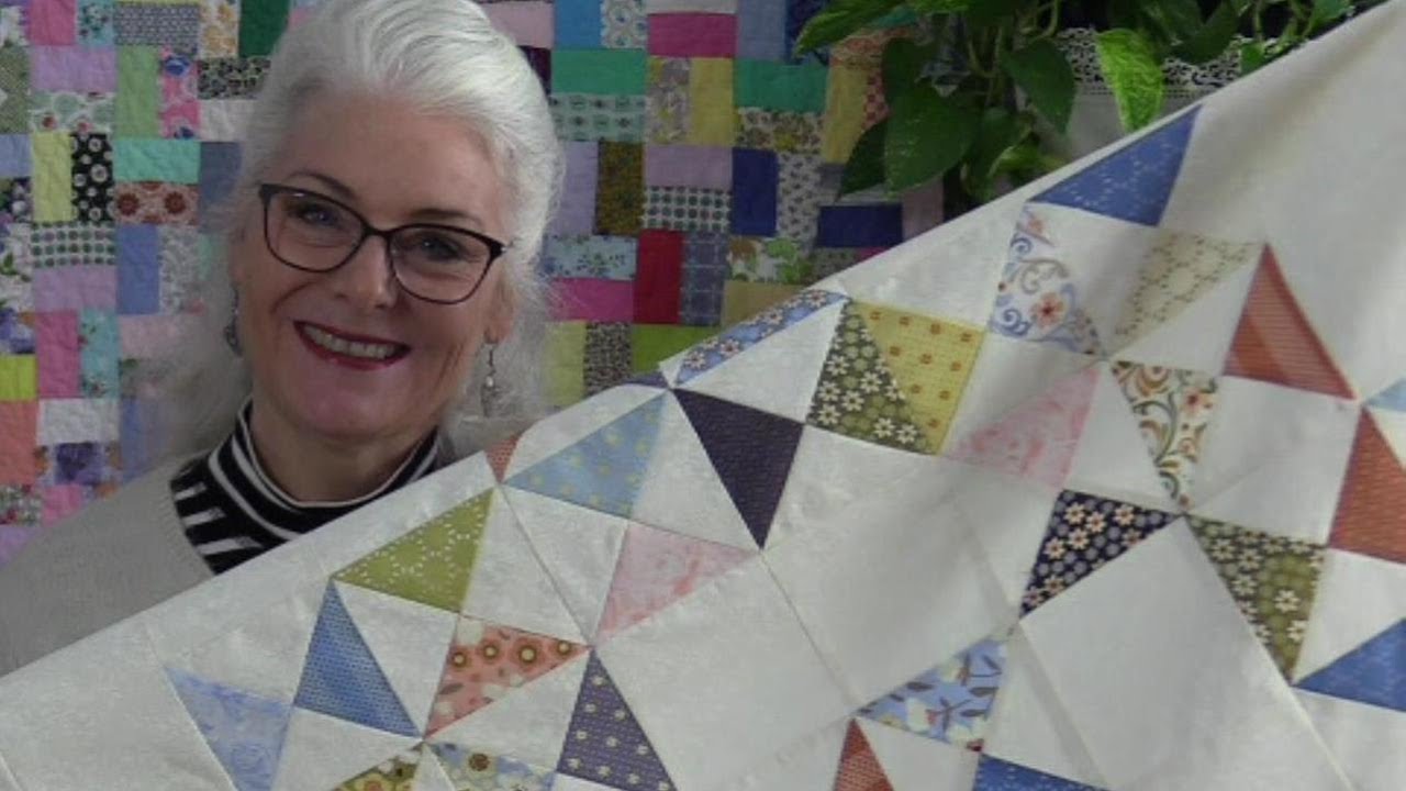 Hour Glass Block Quilt