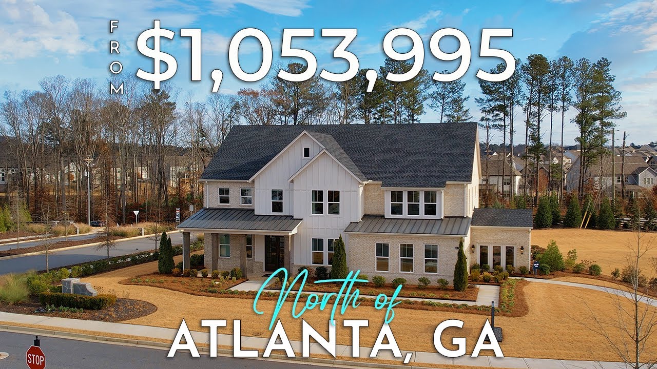 INSIDE A GRAND TOLL BROTHERS HOUSE NEAR ATLANTA, GA WITH AMENITIES GALORE! | BROOKMEADE NEIGHBORHOOD
