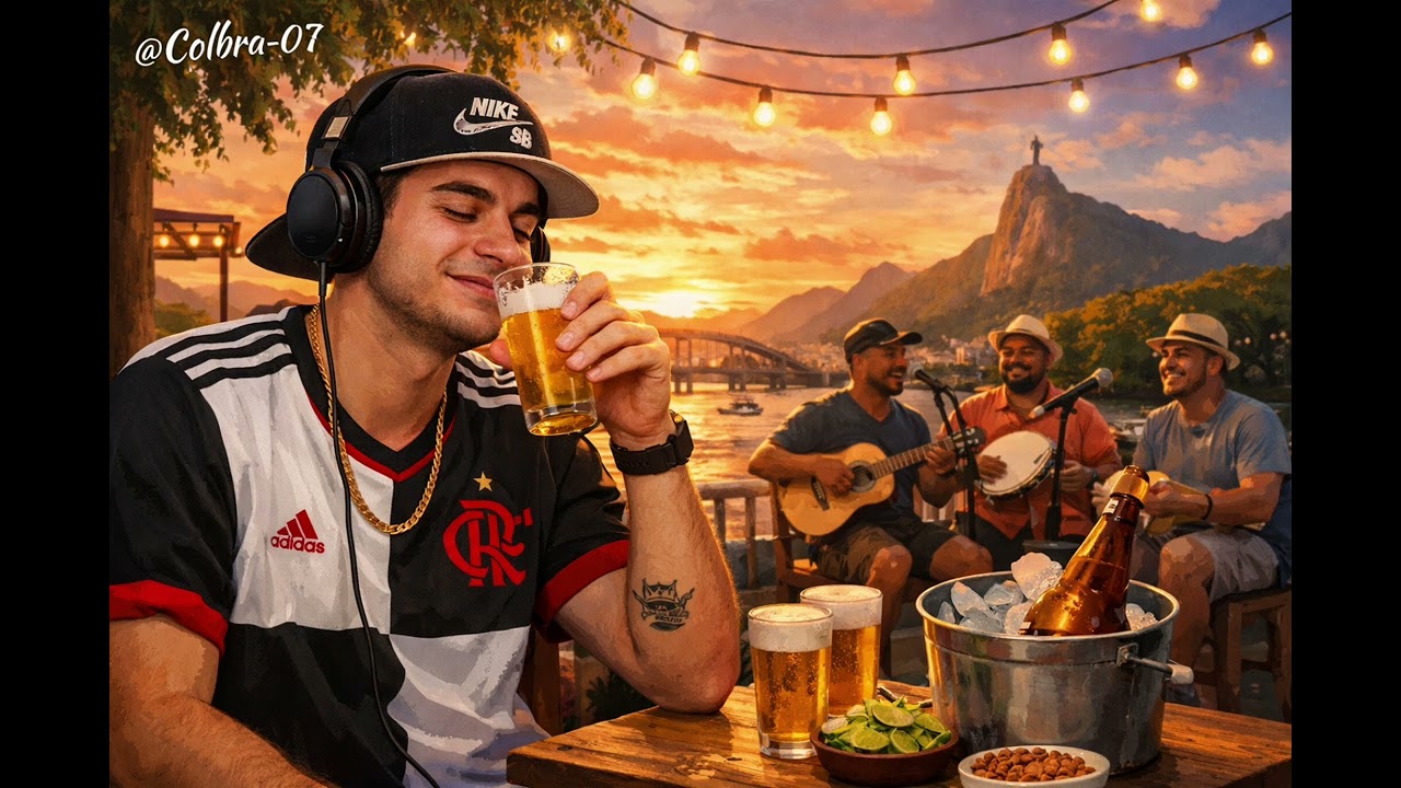 Escutando pagodin e bebendo cerveja/@Colbra-07