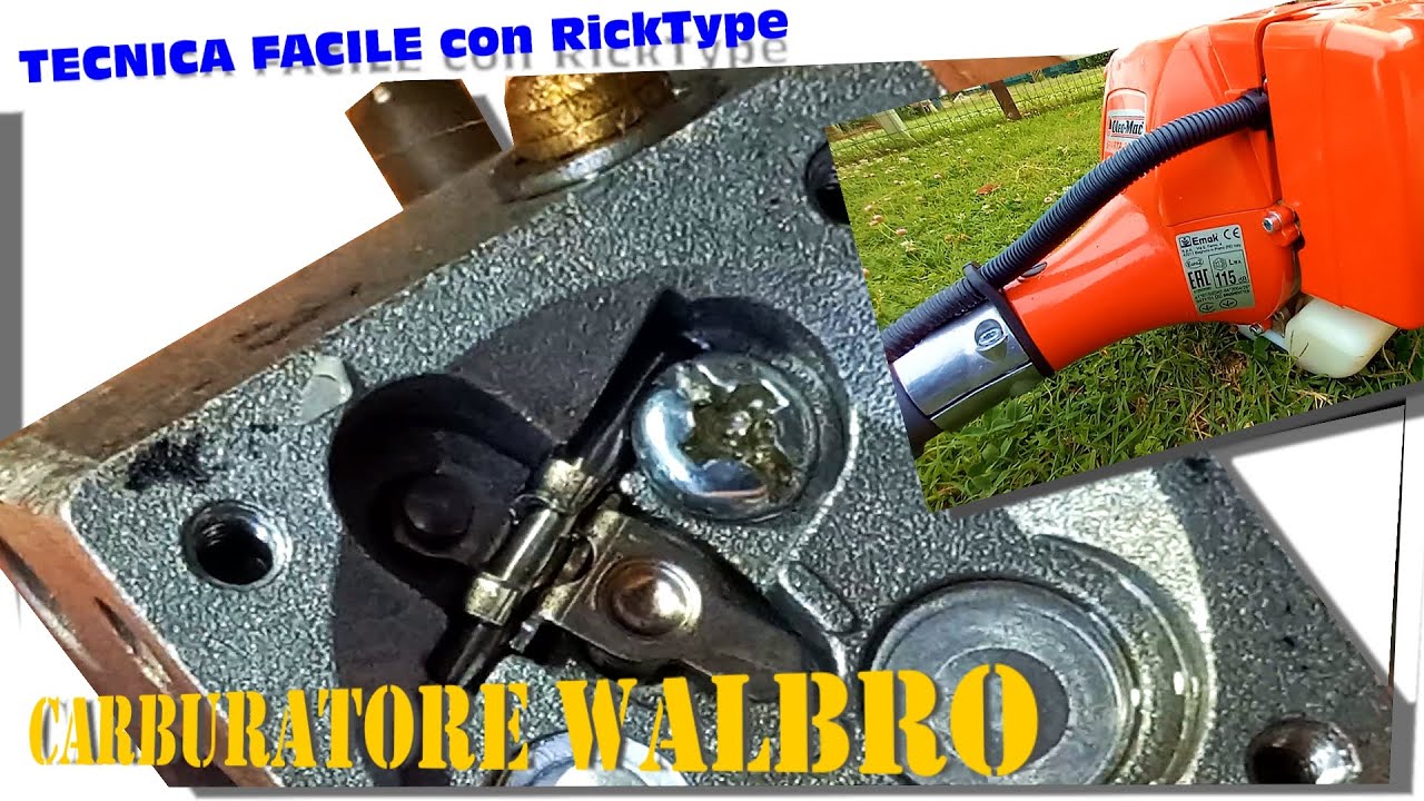 Carburatore Walbro perdita carburante e un problema imprevisto, Oleo Mac BC380S decespugliatore 2T