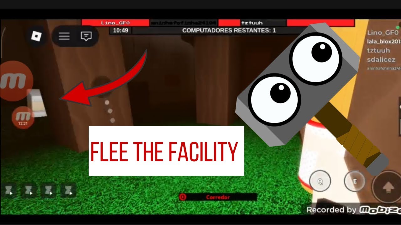 FIQUEI BUGADA NO FINAL (Flee the facility)