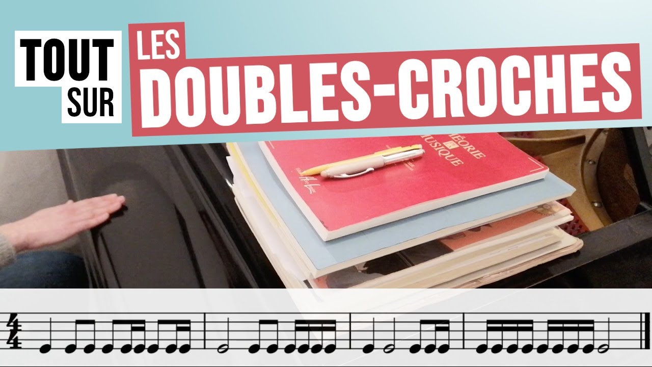 Les doubles-croches : théorie + 5 exercices de rythme