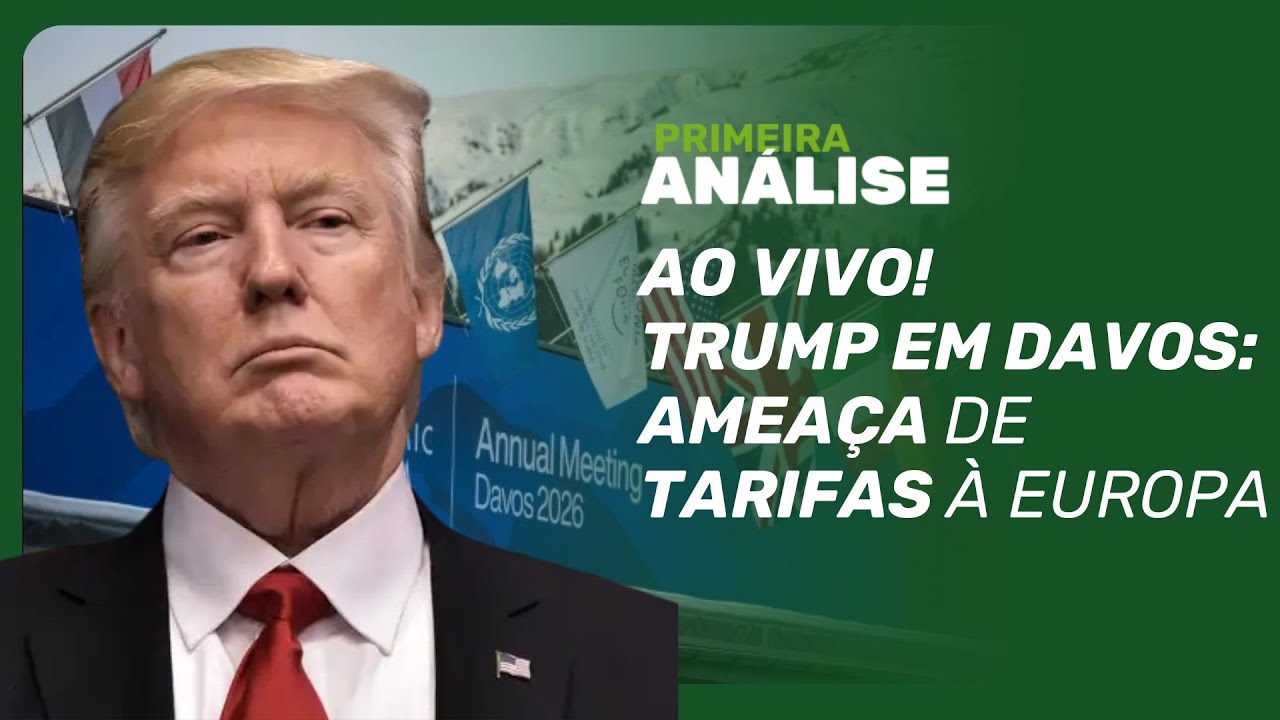 Trump vai a Davos em meio a tensões e ameaças tarifárias aos europeus | Primeira Análise
