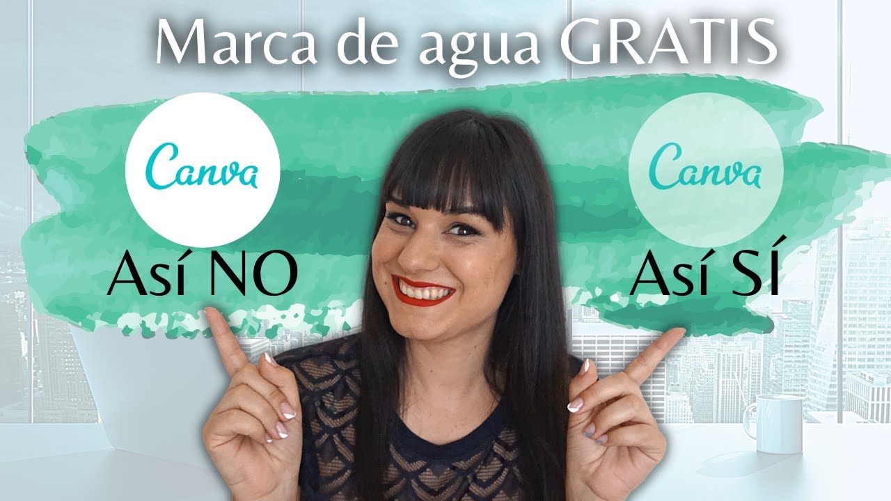 💙 DISEÑA tu propia MARCA DE AGUA GRATIS y con CANVA 💙