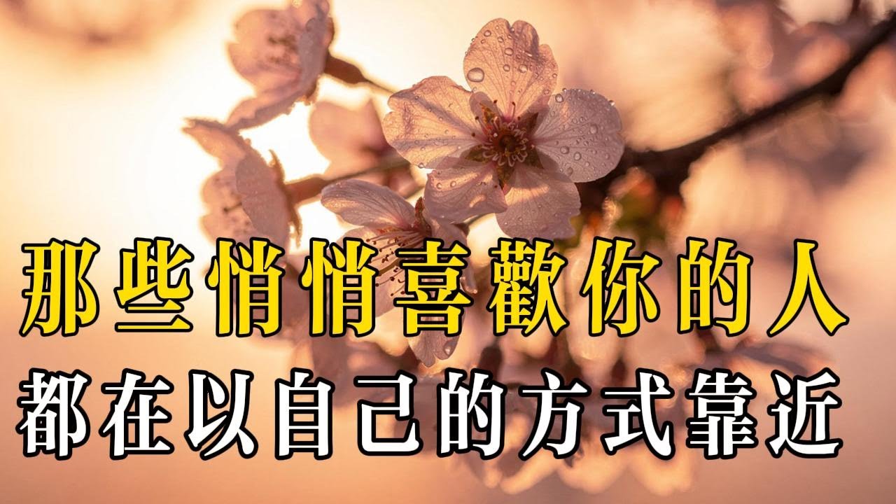 看懂這些，便知有人悄悄喜歡你