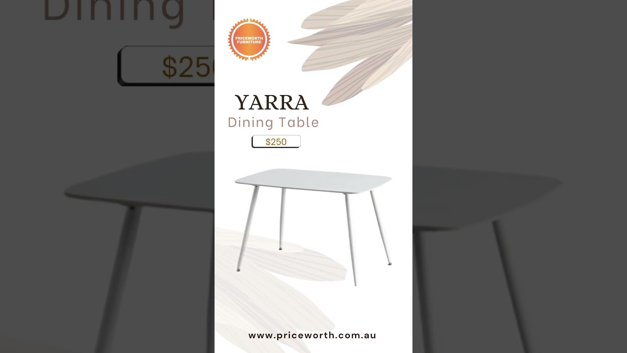 Limited Time Offer: Beautiful White Dining Table for $249.99