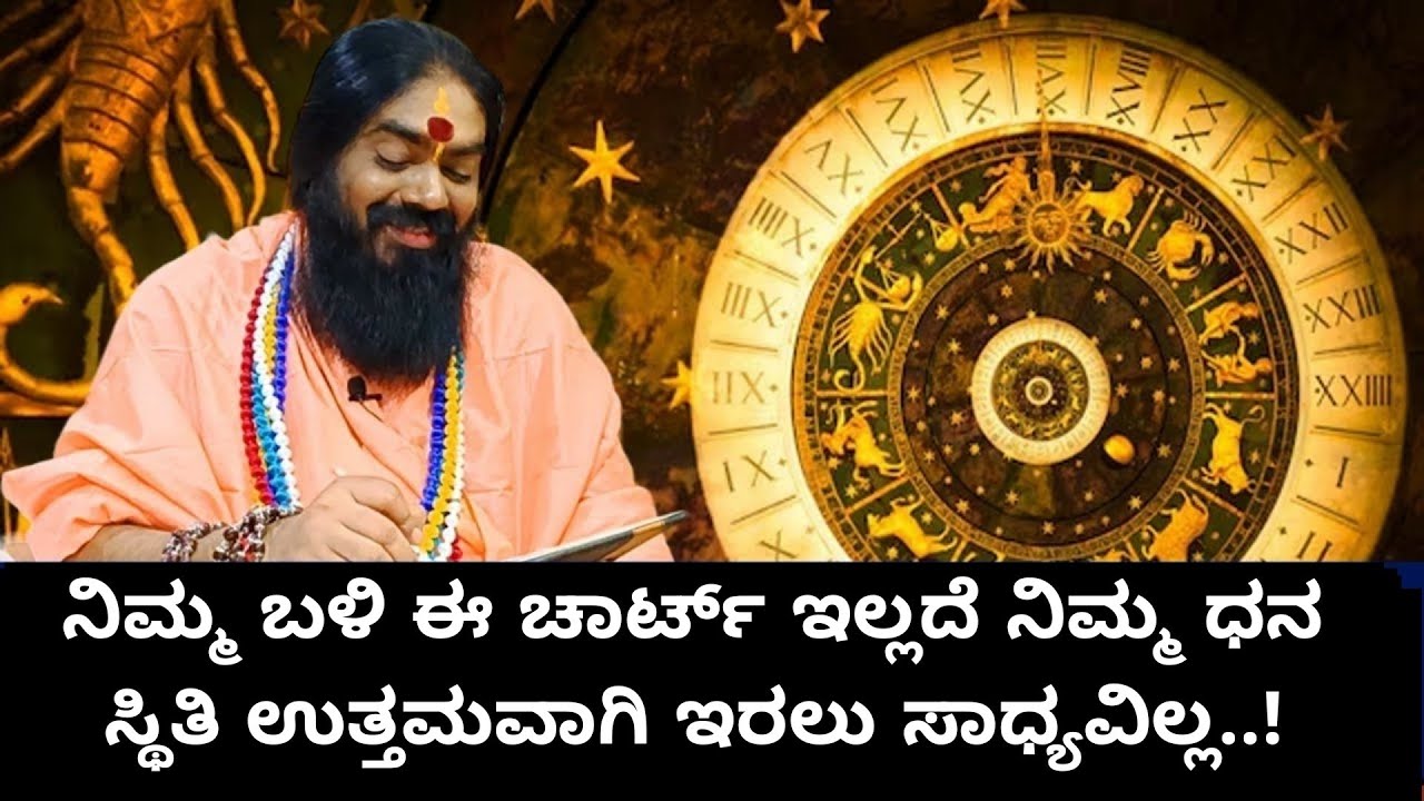 ನಿಮ್ಮ ಬಳಿ ಈ ಚಾರ್ಟ್ ಇಲ್ಲದೆ ನಿಮ್ಮ ಧನ ಸ್ಥಿತಿ ಉತ್ತಮವಾಗಿ ಇರಲು ಸಾಧ್ಯವಿಲ್ಲ..! #vishnudattaguruji