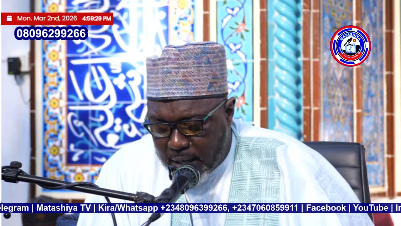 #Ramadan13 Kai tsaye tafsirin Alƙur'ani mai grima tare da Farfesa Isah Ali Pantami