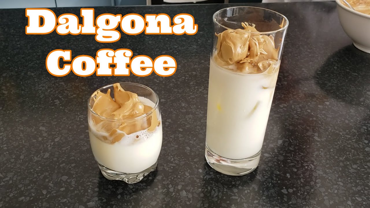 Dalgona Coffee - Cold and Hot version