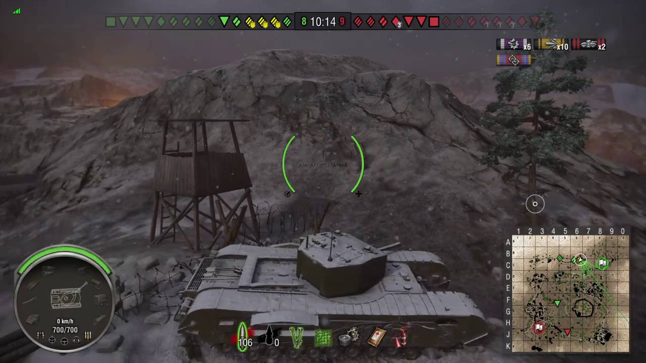 World of Tanks PS4 - Oluja1973: Churchill lll Platoon on Heiliges Tal - 5 Kills