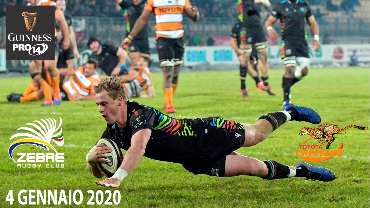 Guinness PRO14 2019-20 - Zebre Rugby Club vs Cheetahs 41-13