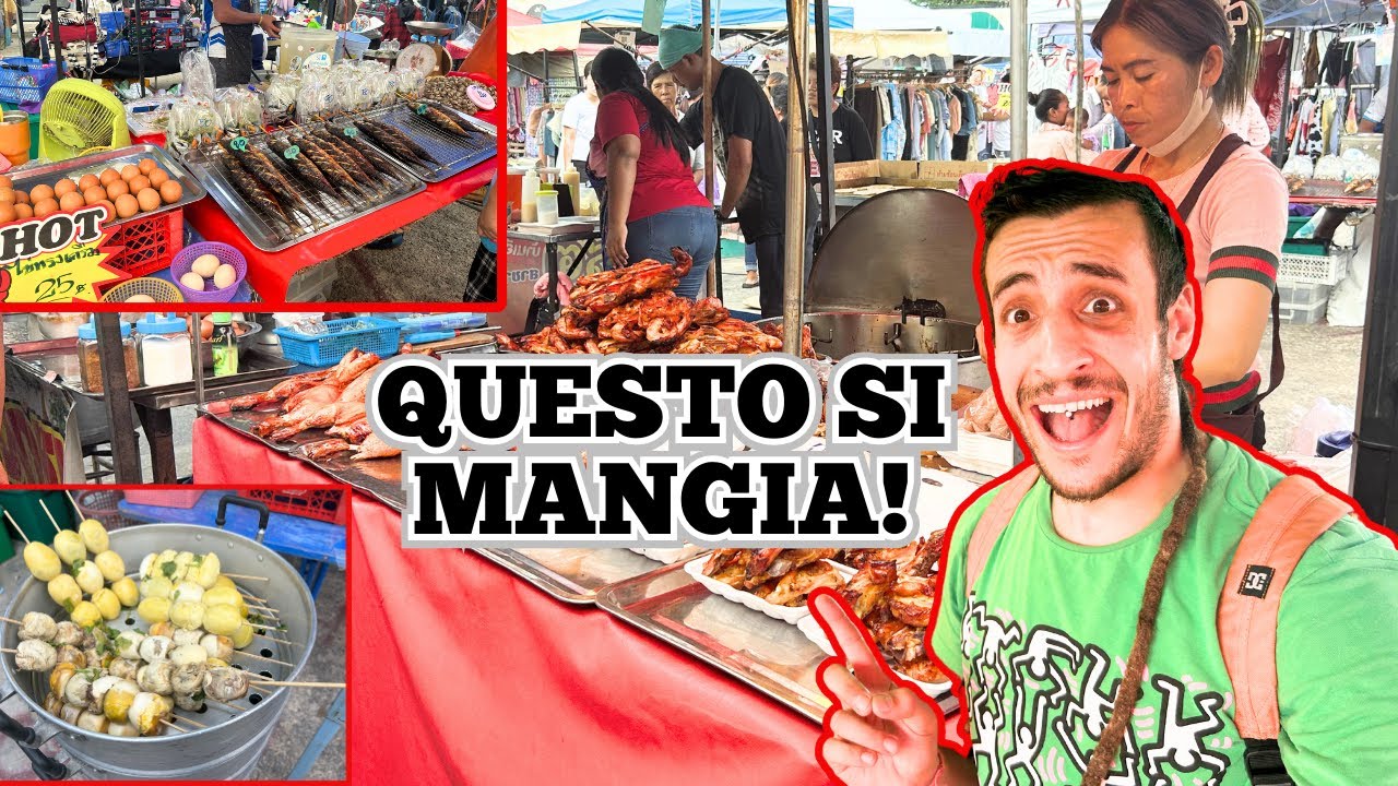 UN NORMALISSIMO MERCATO DI BANGKOK!