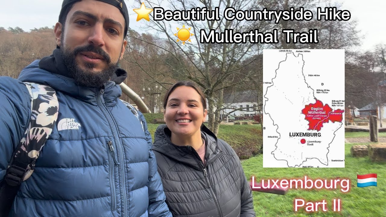 Hiking Luxembourg’s Mullerthal Trail with Our German Shepherd - Waterfalls & Forest Magic