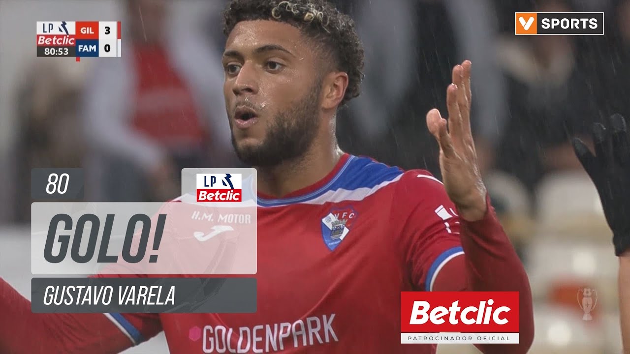 Golo Gustavo Varela: Gil Vicente (3)-0 Famalicão (Liga 25/26 #20)