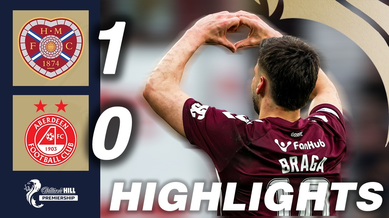 Heart of Midlothian 1-0 Aberdeen | HIGHLIGHTS | William Hill Premiership