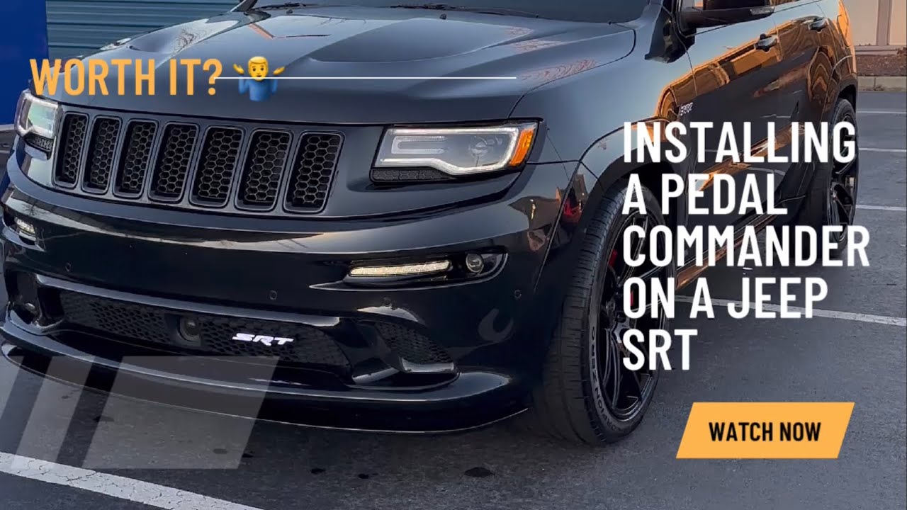 Installing a pedal commander on a Jeep SRT. Midtown Atlanta POV Drive