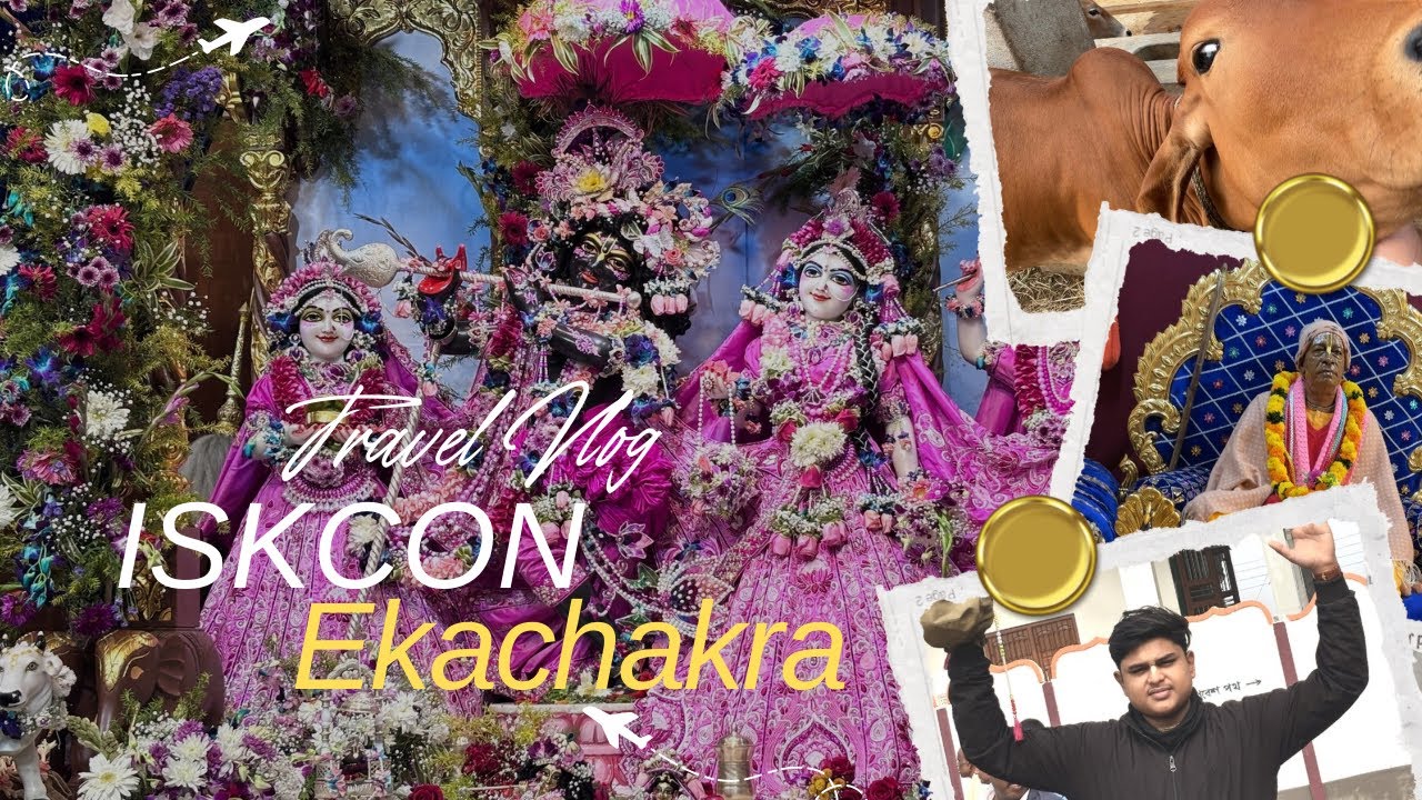 ISKCON ￼ Ekachakra , Nitaibari , Birchandrapur Tour: A Spiritual and Historical Journey #iskcon 