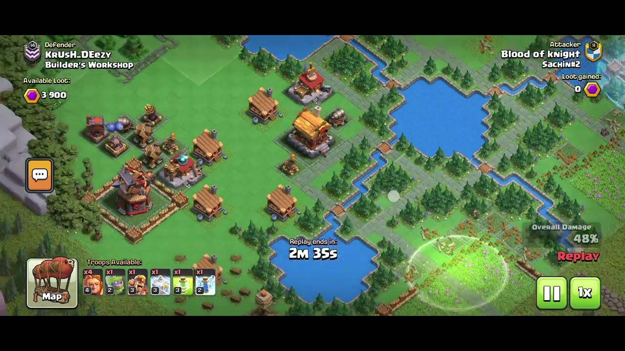 Best Attack On Builder's Workshop Lvl 2, Easy Way To 3 Star In Only 2 Attack,