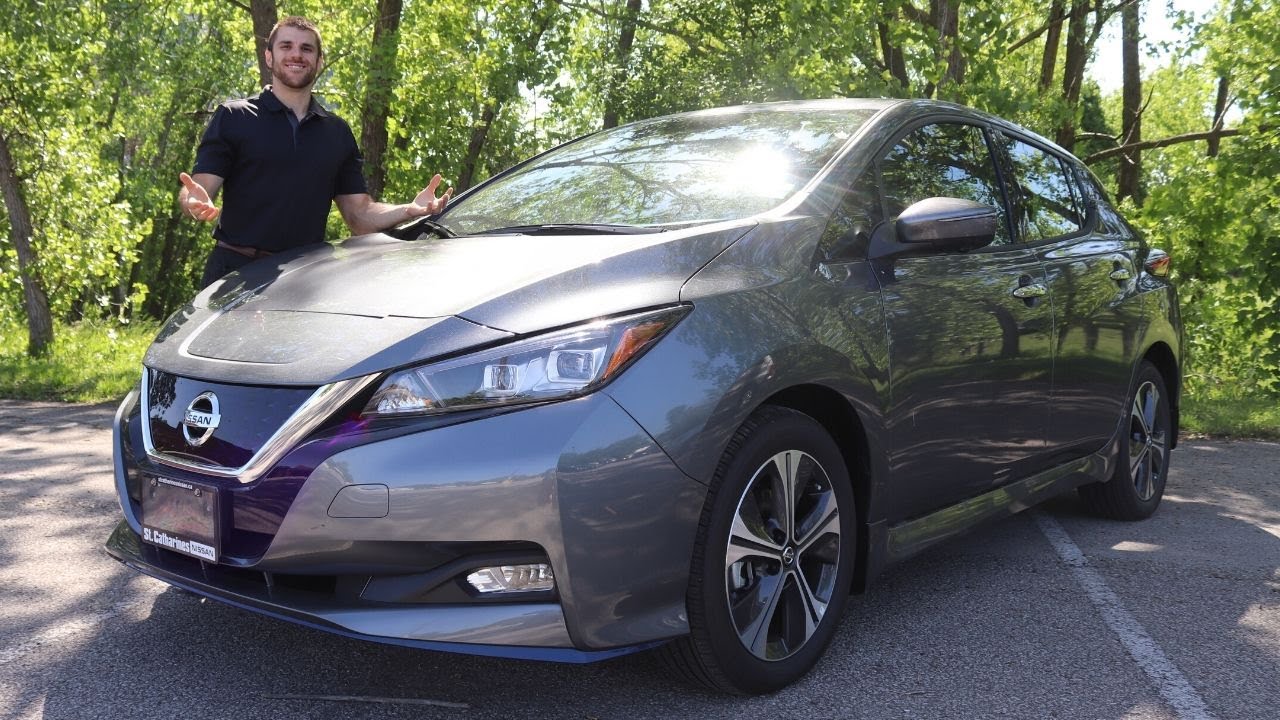 Обзор Nissan Leaf Canada 2020 года | Тест-драйв SL Plus |