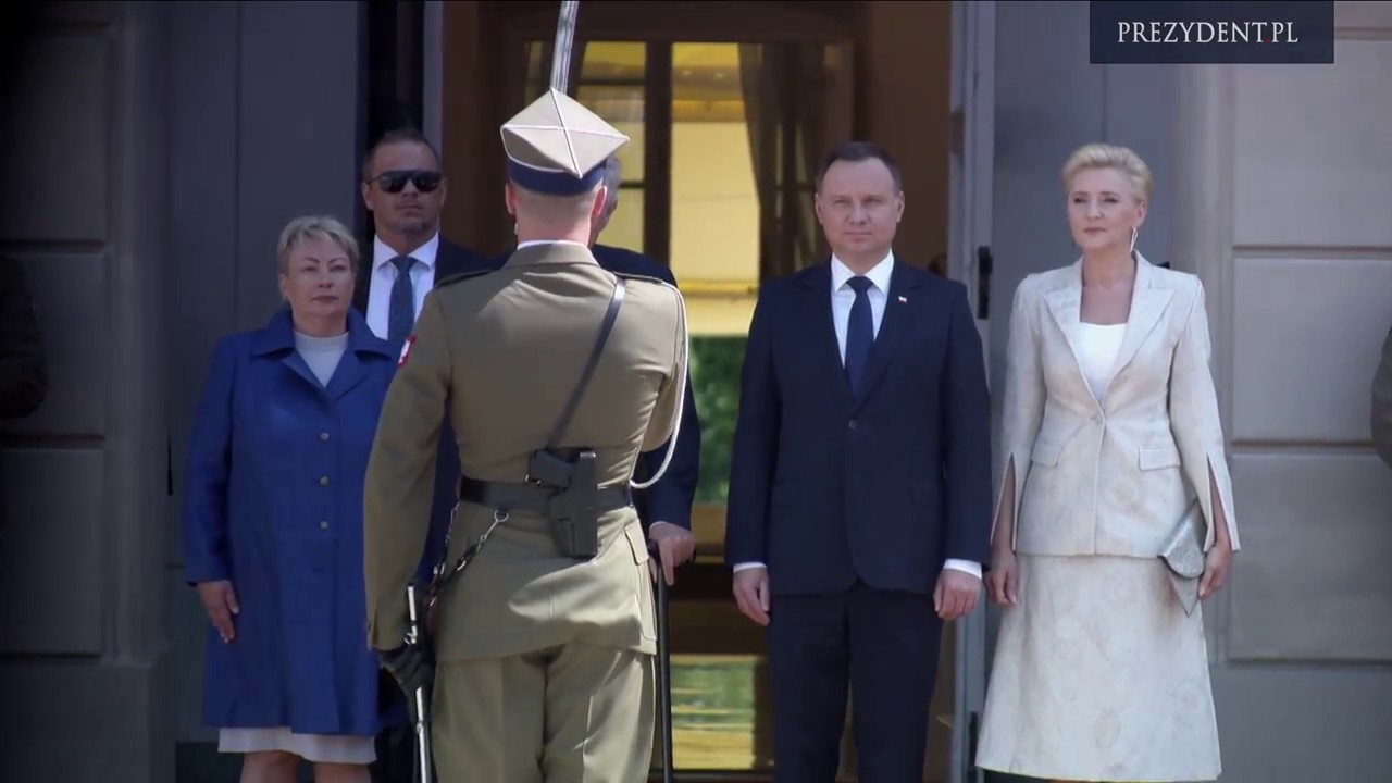 Ceremonia oficjalnego powitania Prezydenta Republiki Czeskiej