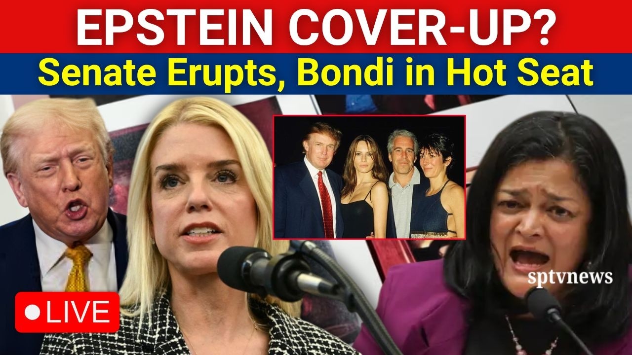LIVE: TRUMP KILLED EPSTEIN? Pam Bondi Grilled as Epstein Files & ICE Ignite Explosive Senate Hearing