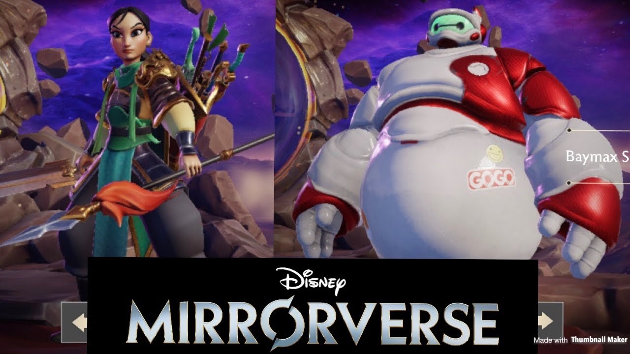 NEW UPDATE - Disney Mirrorverse - Mulan and Baymax!