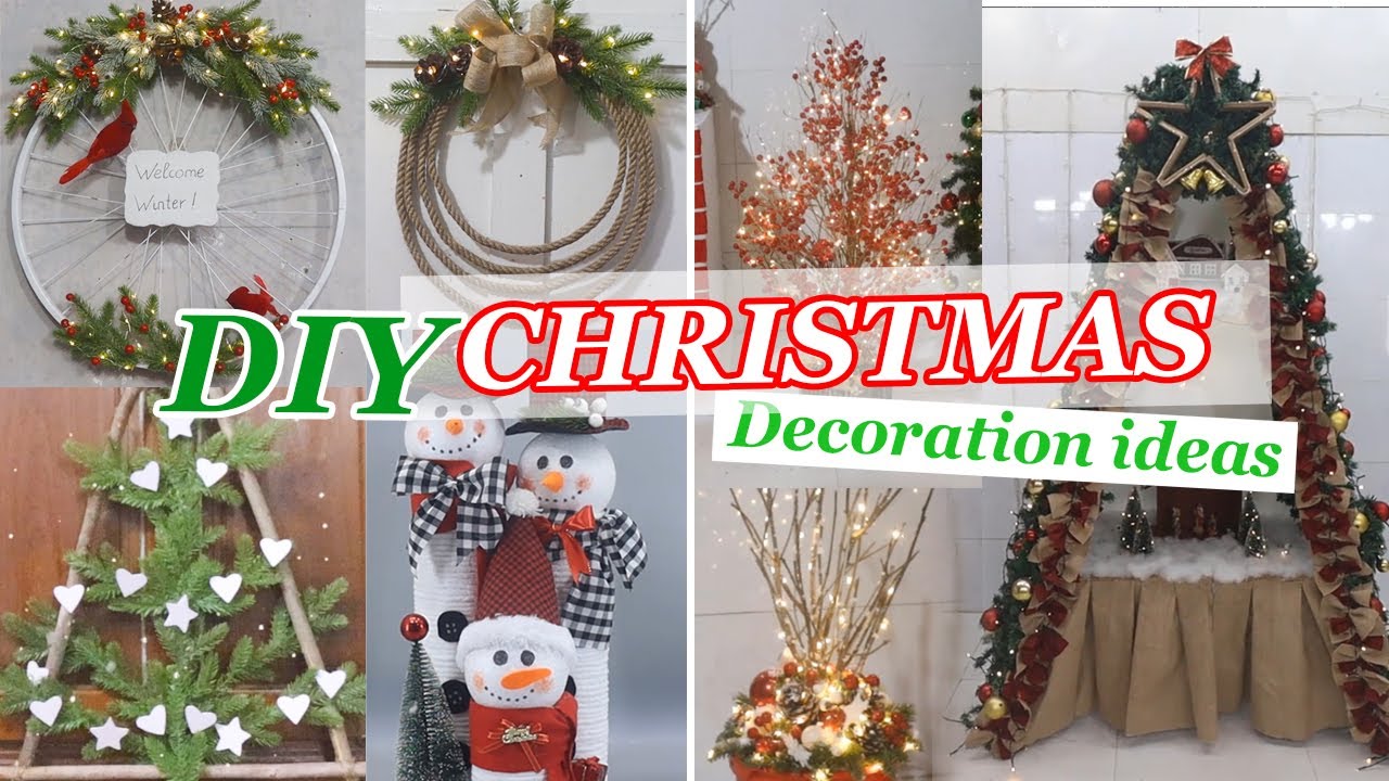 10 Simple DIY Christmas Decorations ideas at Home 2024