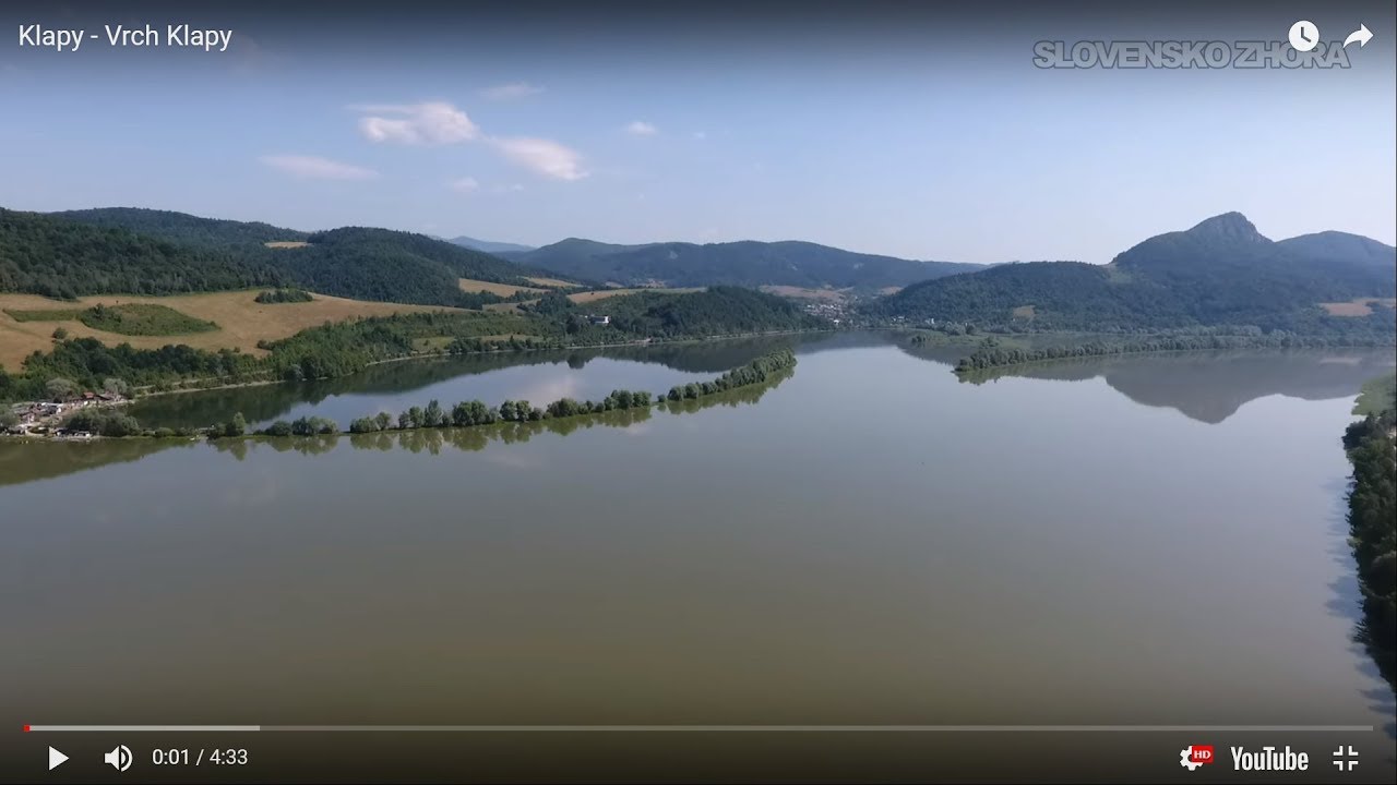 Klapy - Vrch Klapy - vodná nádrž Nosice