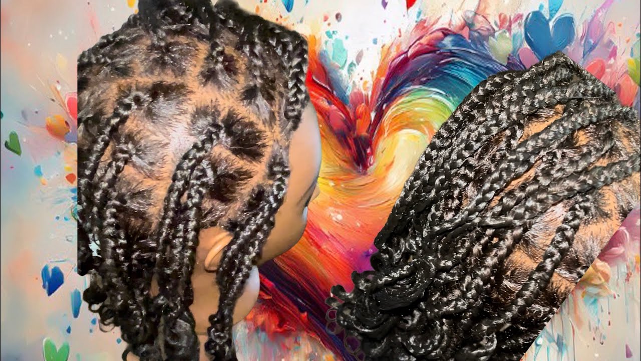 Weekly Quick Braiding Showcase/ Tut -Week 1, (KNOTLESS BRAIDS)
