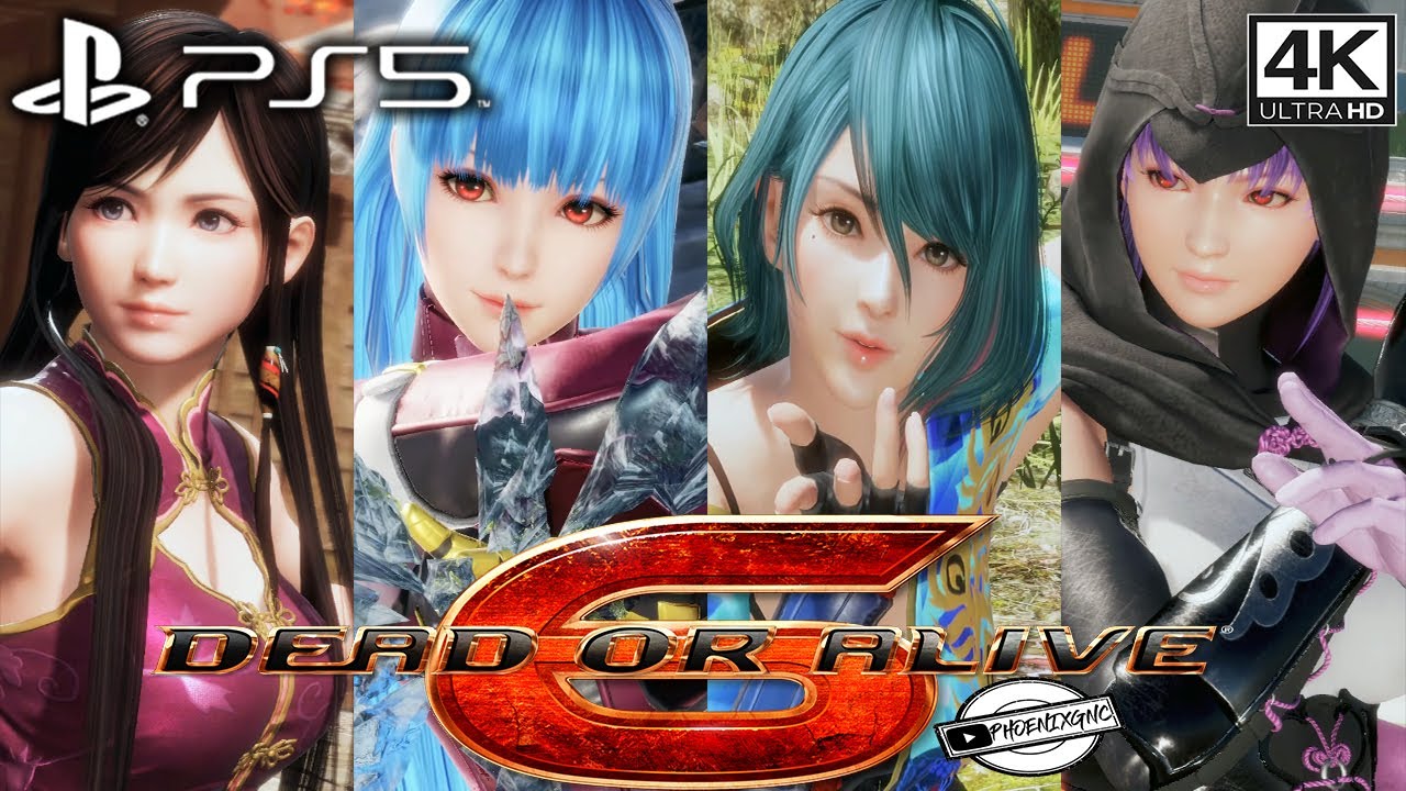 DEAD OR ALIVE 6 - ALL CHARACTER'S BREAK BLOWS (ALL DLC CHARACTERS INCLUDED)✔️4K ᵁᴴᴰ 60ᶠᵖˢ PS5