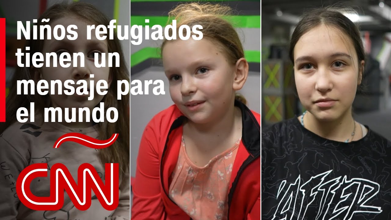 Estos niños huyeron de la guerra y tienen un mensaje: 