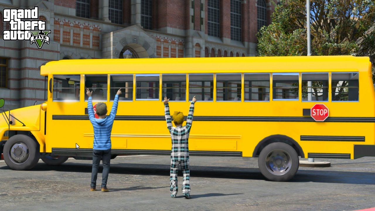 GTA 5 TREVOR'S LIFE #13 SCHOOL BUS DRIVER JOB
