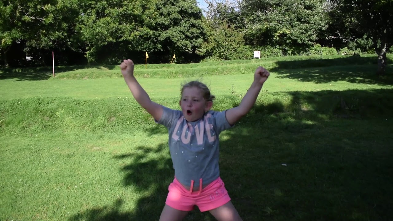 Caravanning in Cornwall  - Part 7 - Porthcurno Beach & Soccer Golf