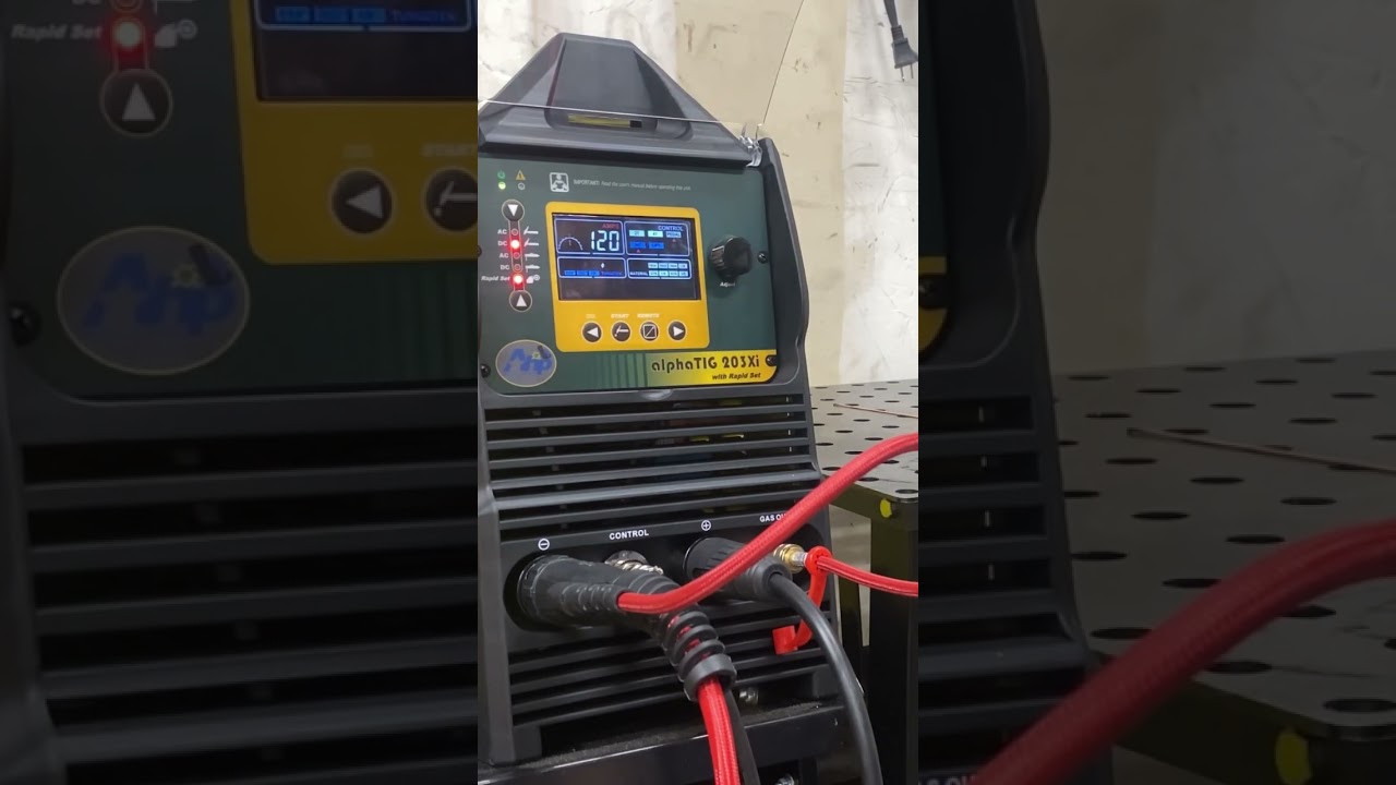 AHP Welder Rapid Set Function #welding #welders #tigwelding #everlast