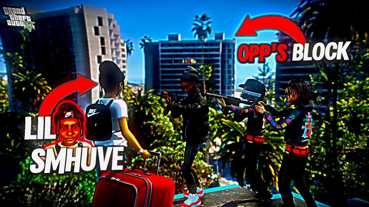 LIL SMHUVE Moves To OPP BLOCK!😱 | GTA 5 RP