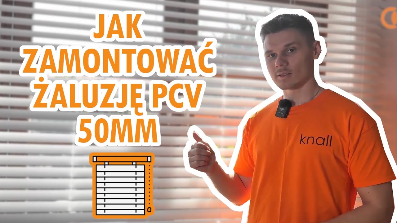 Jak zamontować ŻALUZJE DREWNIANE PCV 50 mm | Instrukcja krok po kroku