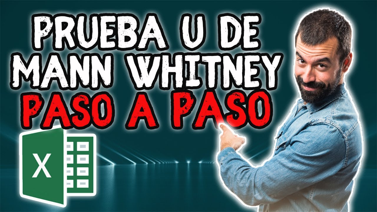 Prueba de Mann Whitney fácil en excel 2020