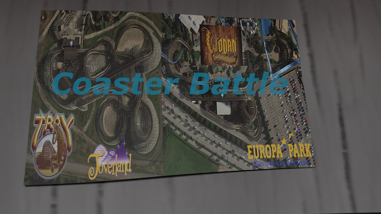 Coaster Battle [Deutsch] - Troy vs. Wodan Timbur Coaster (mit Community Umfrage)