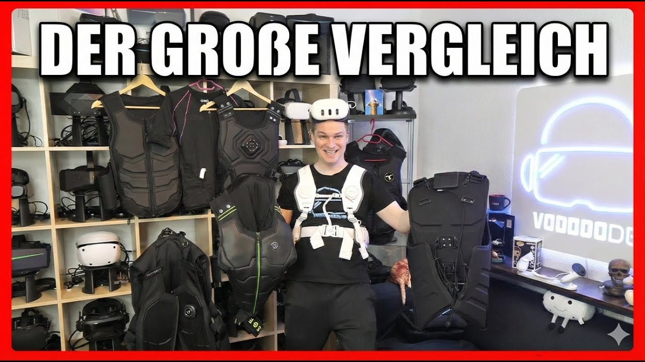 Mehr Immersion in VR? Haptische Westen von 200&euro; bis 13.000&euro; im Test
